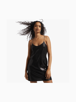 Y&G Sequin A-Line Mini Dress