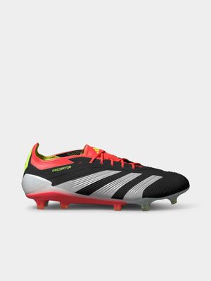 Mens adidas Predator Elite Black/Red FG Boots