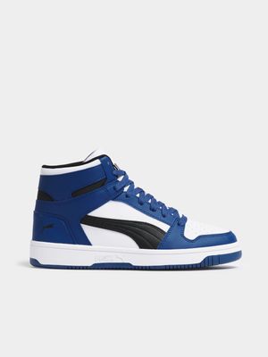 Mens Puma Rebound Lay Up SL Mid REBOUND LAY Blue/Black/White Sneaker