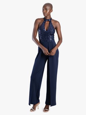 Sissy Boy Keyhole Halter Neck Jumpsuit