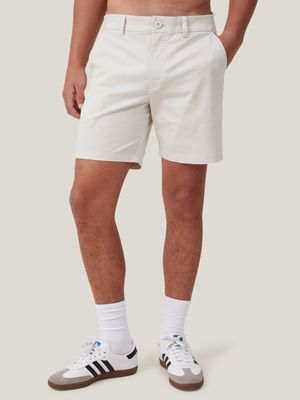 Men's Cotton On Beige Straight Chino Shorts