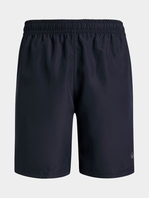 Boys Ts Woven Navy Training Shorts