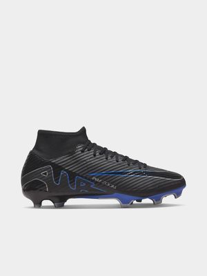 Mens Nike Mercurial Superfly 9 Academy MG Black/Blue Soccer Boots