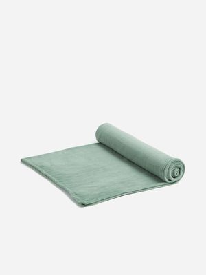 Jet Home Kids Sage 220GSM Fleece Throw 125x150