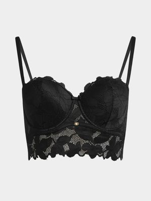 Single Lace Balconette Bra