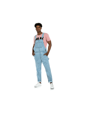 RJ Light Wash Tapered Fit Dungaree