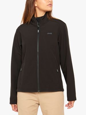 Women's Jeep Black Softshell Jacket