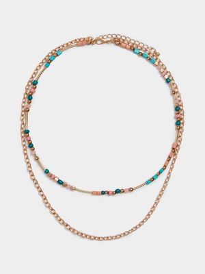 Boho Bead Necklace