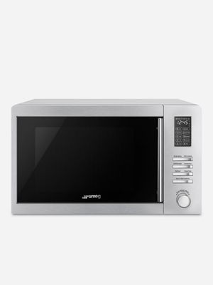 Smeg Microvave Oven 10 Functions Stainless Steel 34L