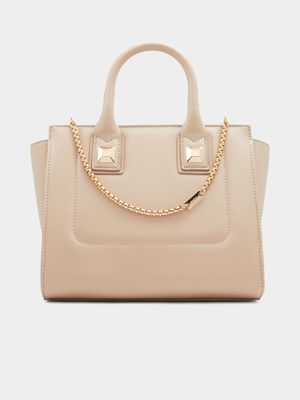 Women's ALDO Bone Satchel Handbag