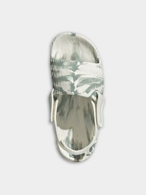 adidas Originals Women's Adilette 22 XLG Green/White Sneaker