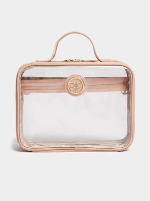 Foschini All Woman Large Clear Cosmetics Bag