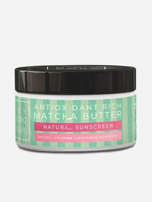 Hey Gorgeous Antioxidant Rich Matcha Butter Natural Sunscreen