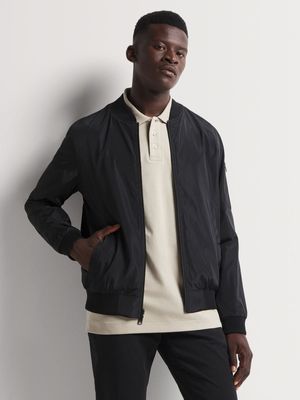 Men's Markham Smart Reversible Nylon Black/Fatigue Bomber Jacket