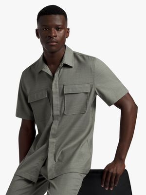 Men's Markham Smart Utility Olive Green Shirt