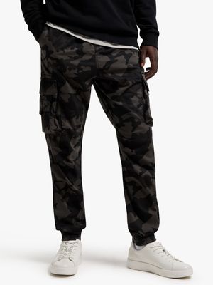 Jet Men's Black/Camo Cargo Pants