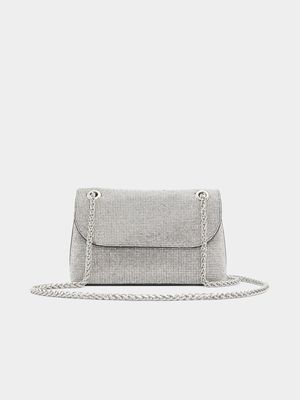 Women's Call It Spring Silver Crossbody Bag