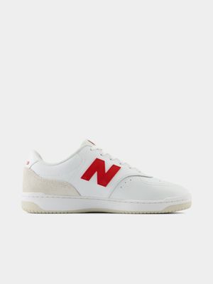 Mens New Balance BBW80 V1 White/Red Sneaker