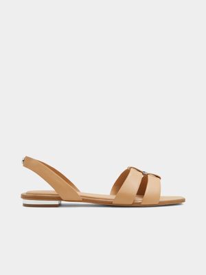 Women's ALDO Beige Balera Flat Sandals