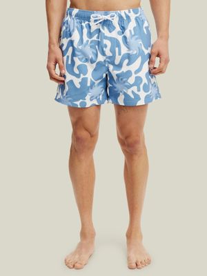 Men's Cotton On Blue Stretch Swim Shorts