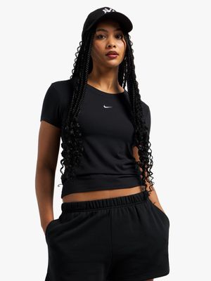 Nike Women's NSW Chill Knit Black T-shirt