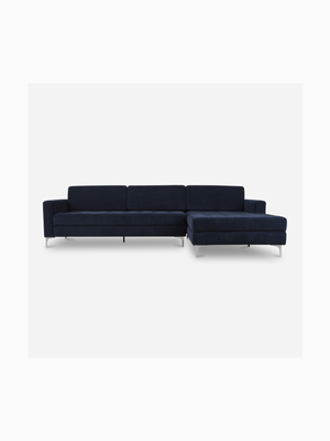 Harvard Corner Unit RHF Danny Navy Couch