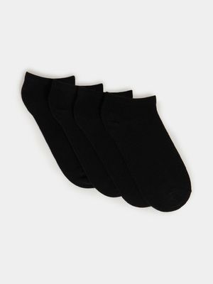 Women's Black 2 Pack Ankle Socks