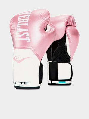 Everlast 8oz Pro Style Elite v2 Pink/White Training Glove