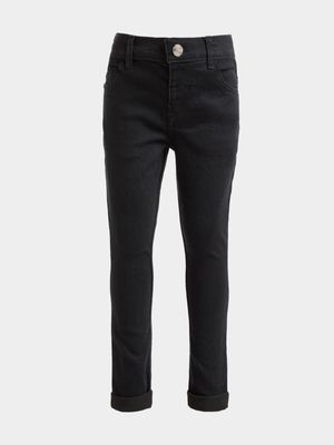 Jet Younger Girls Black Denim Jean