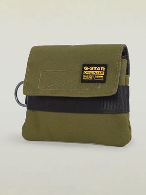 G-Star Men's Utility Travel Green Wallet