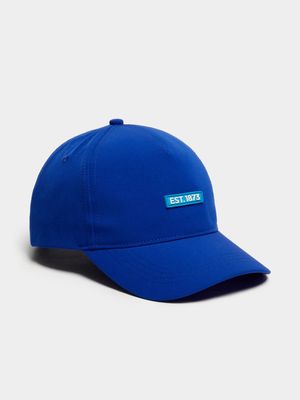 Men's Markham Tech 6 Panel Blue Peak Cap