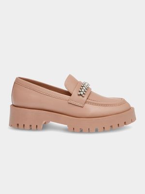 Women's Steve Madden Natual Ludlow Loafers