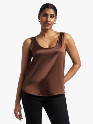 Women's Brown Shell Cami