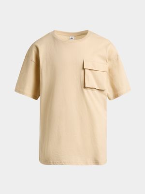 Jet Younger Boys Stone Pocket T-Shirt