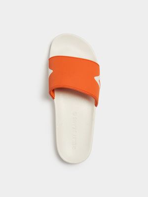 Men's Relay Jeans Split Bright Orange Slide