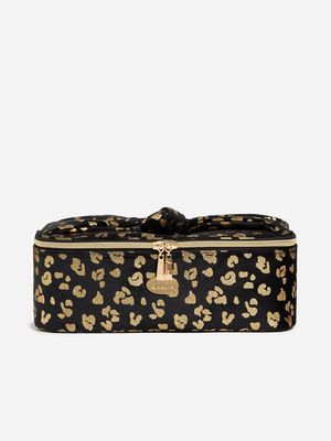 Luella Medium Cosmetics Bag with Bow detail