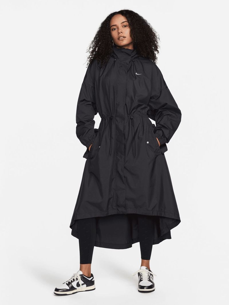 Nike black trench coat sale