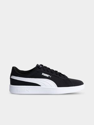 Women's Puma Smash 3.0 Black/White Sneaker