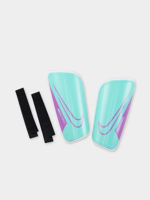 Nike Mercurial Hardshell Turquoise/Purple Soccer Shin Guards