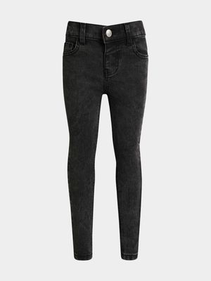 Younger Boy's Grey Skinny Jeans