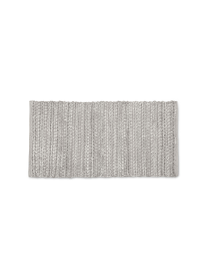 bathmat lux velvet plait grey 70x120cm