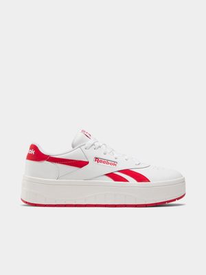 Women's Reebok Court Advance Surge White/Red Sneakers