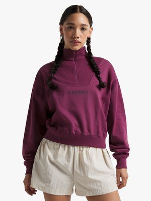 Redbat Women's Purple Sweat Top