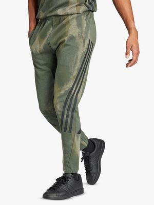 Mens adidas Future Icons 3-Stripes Khaki Pants