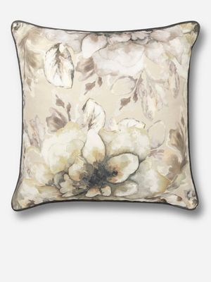 Moody Bloom Scatter Cushion Grey 60x60