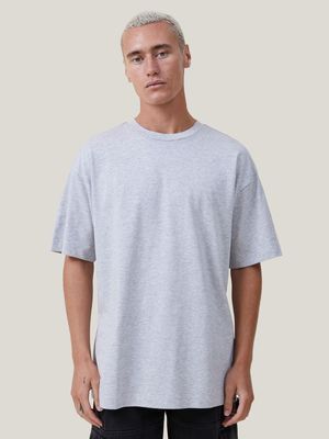 Men's Cotton On Grey Box Fit Plain T-Shirt