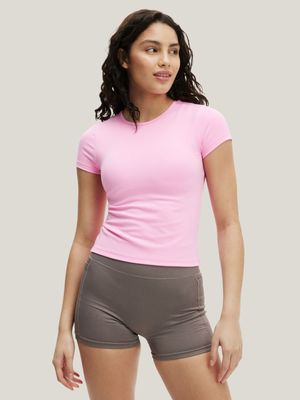 Women's Cotton On Pink Ultra Soft Fitted T-shirt