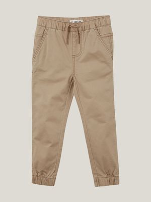 Cotton On Kids Boy Beige Will Cuffed Chino Pants