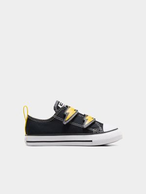 Converse Toddler Bolts Star Easy-On Black/Yellow Sneaker