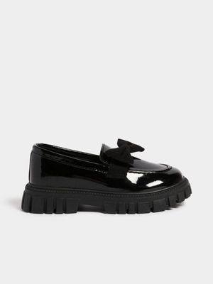 Jet Older Girls Black Loafer